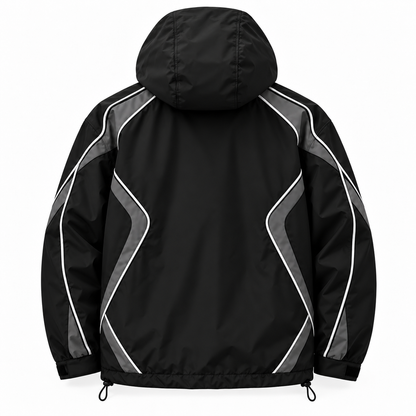 Storm Shell — back, black when dry