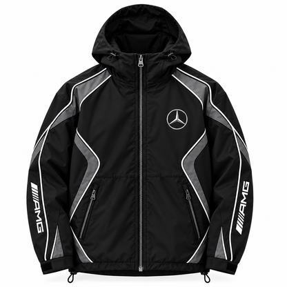 Storm Shell — front, black when dry
